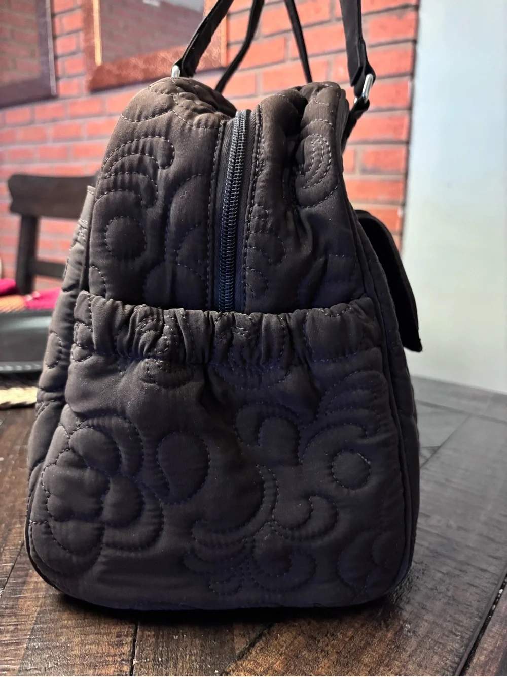 VERA BRADLEY Bowler Weekener Bag Tote😍
